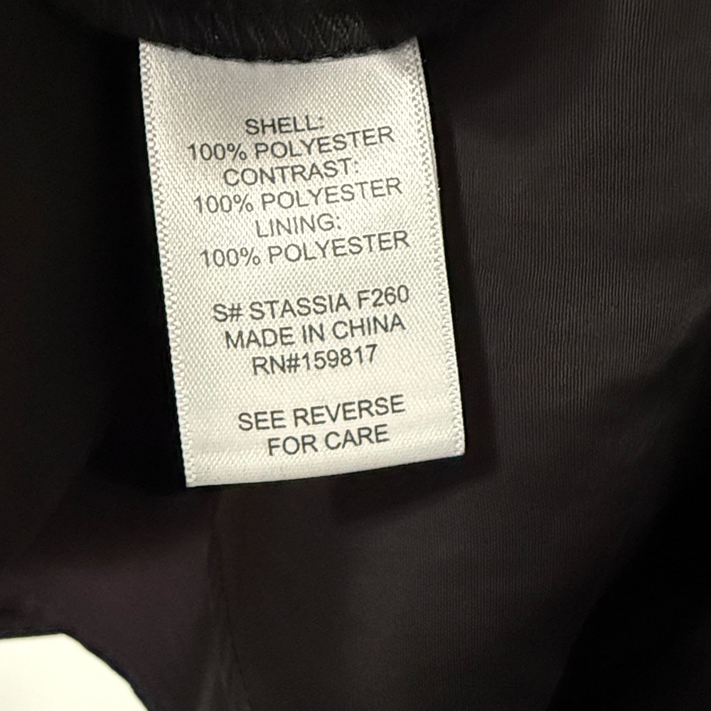 Altar’d State Stassia Black & White Satin Bow Dress size XS NWT - Picture 8 of 8